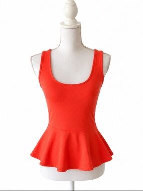 bebe Peplum Tank Top